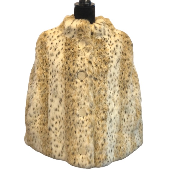 Janie Bryant Faux Fur Capelet size XS - Picture 9 of 16